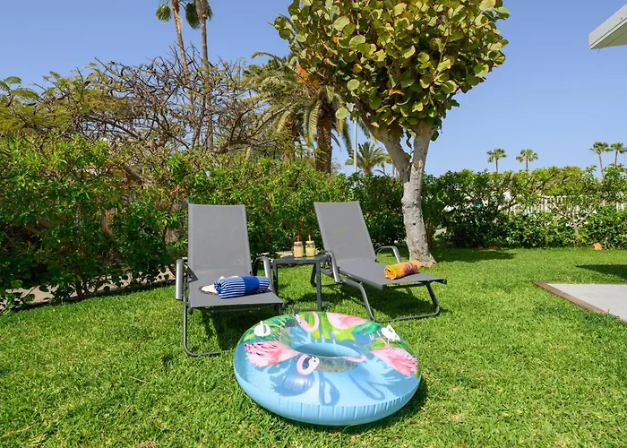 Guerrero - Terraza Y Acceso A Piscina Comun Maspalomas (Gran Canaria)
